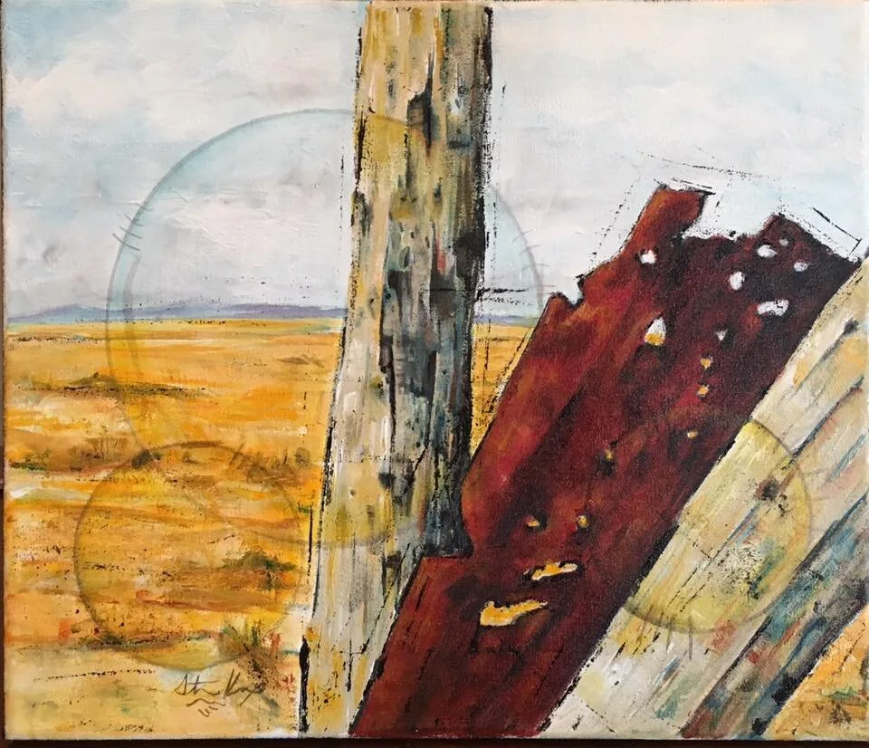 Gebo: Found In the Tree, original painting by Wyoming fine artist Steve Knox